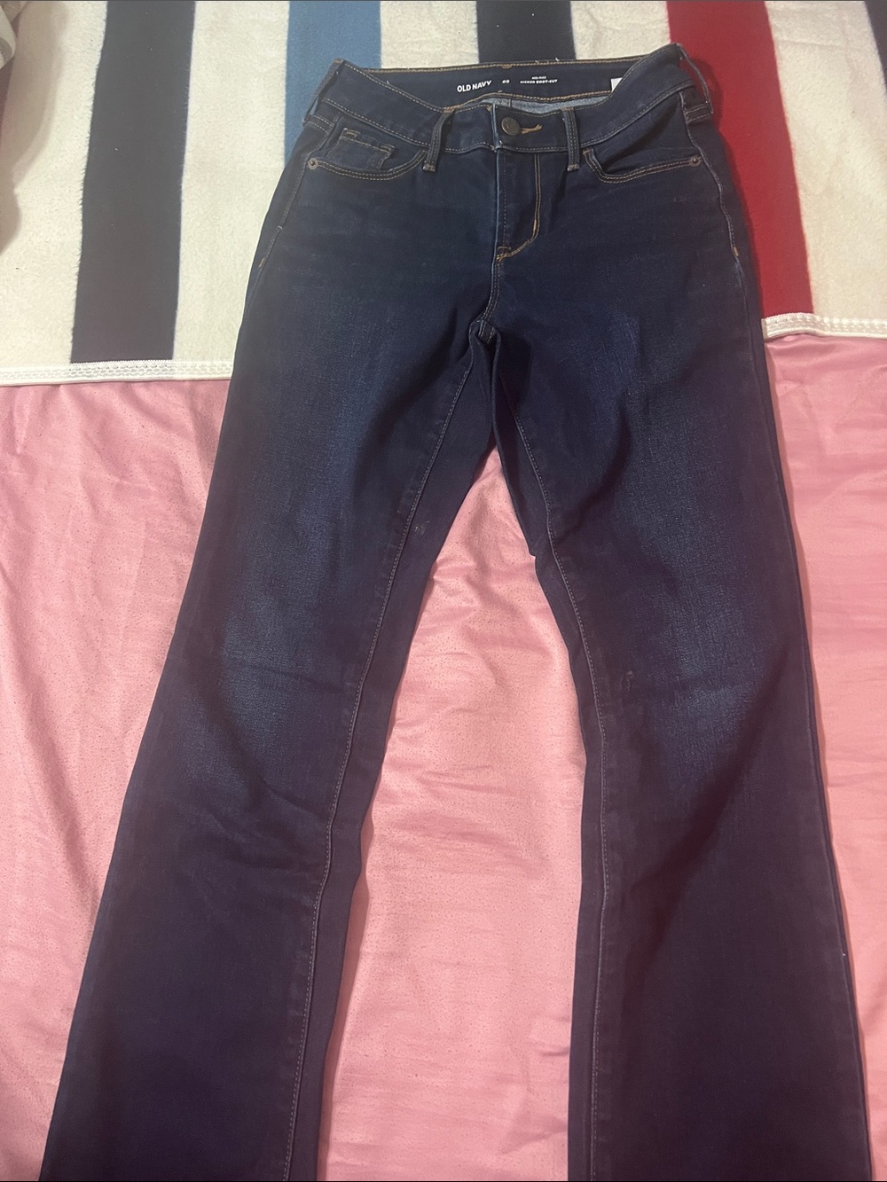Old Navy Women's Dark Indigo Boot-Cut Jeans